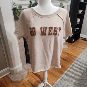 Cropped Sweater Tee